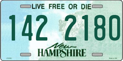 NH license plate 1422180