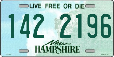 NH license plate 1422196