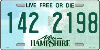 NH license plate 1422198