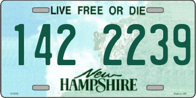 NH license plate 1422239