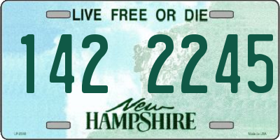 NH license plate 1422245