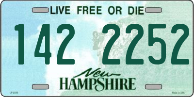 NH license plate 1422252