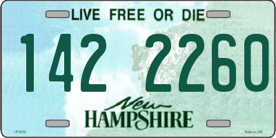 NH license plate 1422260