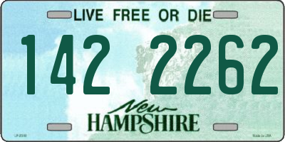NH license plate 1422262