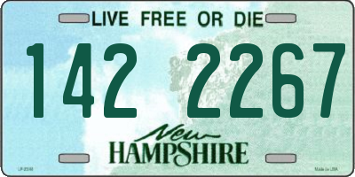 NH license plate 1422267