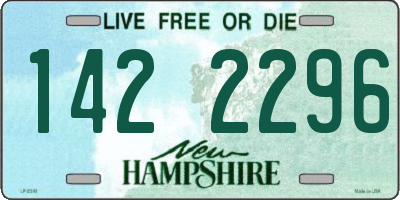 NH license plate 1422296