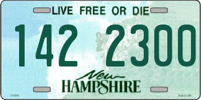 NH license plate 1422300
