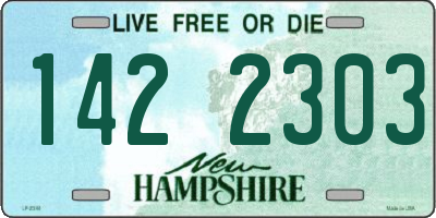 NH license plate 1422303