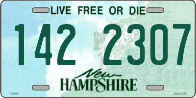 NH license plate 1422307