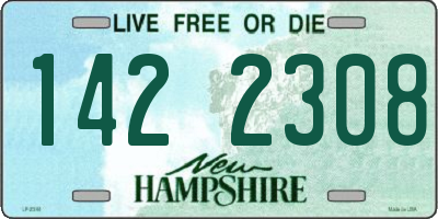 NH license plate 1422308
