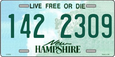 NH license plate 1422309
