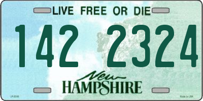 NH license plate 1422324