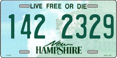NH license plate 1422329