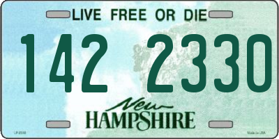 NH license plate 1422330