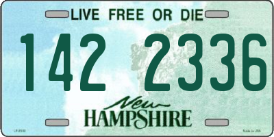 NH license plate 1422336