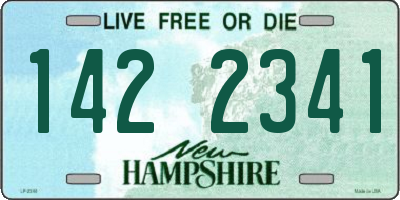 NH license plate 1422341