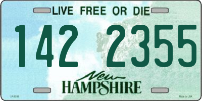 NH license plate 1422355