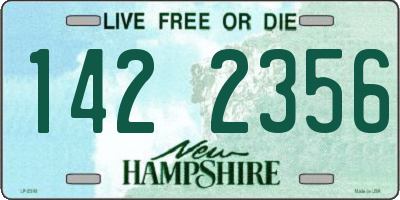 NH license plate 1422356