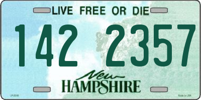 NH license plate 1422357