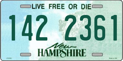NH license plate 1422361