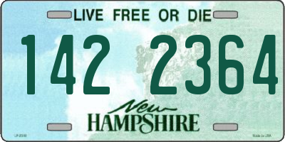 NH license plate 1422364