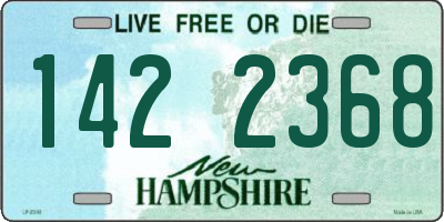 NH license plate 1422368