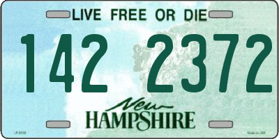 NH license plate 1422372