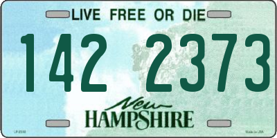 NH license plate 1422373