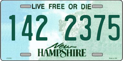 NH license plate 1422375