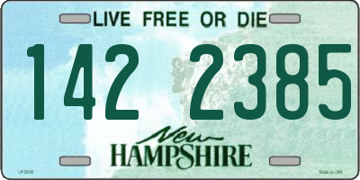 NH license plate 1422385