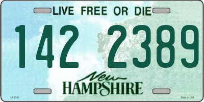 NH license plate 1422389