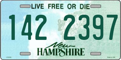 NH license plate 1422397