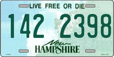 NH license plate 1422398