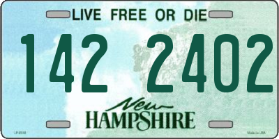 NH license plate 1422402
