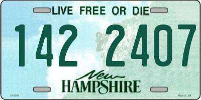 NH license plate 1422407