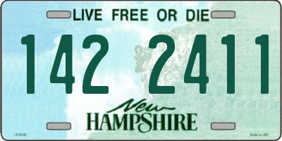 NH license plate 1422411