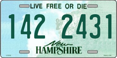 NH license plate 1422431