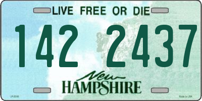 NH license plate 1422437