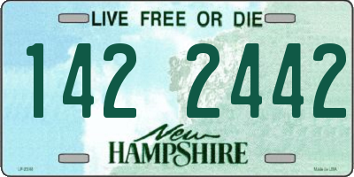 NH license plate 1422442