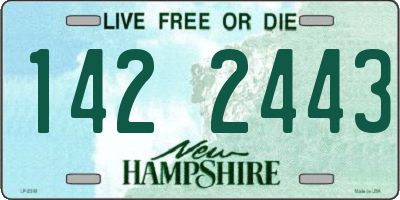 NH license plate 1422443