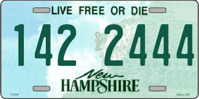 NH license plate 1422444