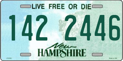 NH license plate 1422446