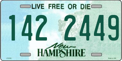 NH license plate 1422449