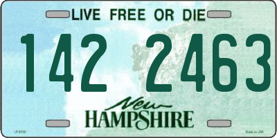 NH license plate 1422463