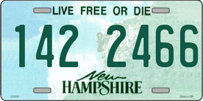 NH license plate 1422466
