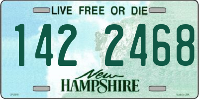 NH license plate 1422468