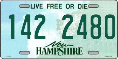 NH license plate 1422480