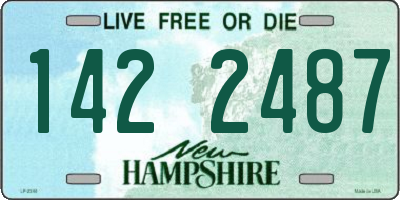 NH license plate 1422487