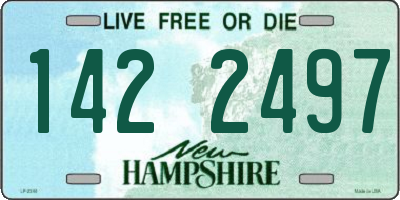 NH license plate 1422497