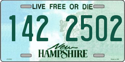 NH license plate 1422502